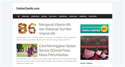 Desktop Screenshot of doktercantik.com